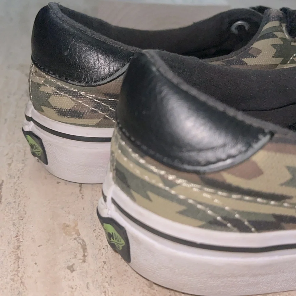 Vans Era 59 Native Camo Sneakers Size 4 Aztec Camo Print Black, Green, Brown
